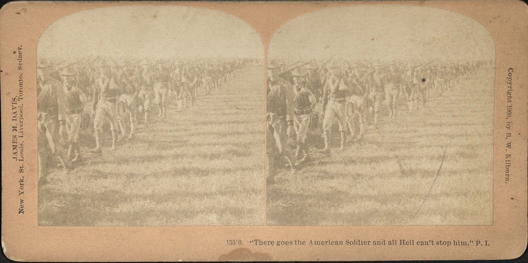 “There goes the American Soldier and all Hell can’t stop him.” P. I.